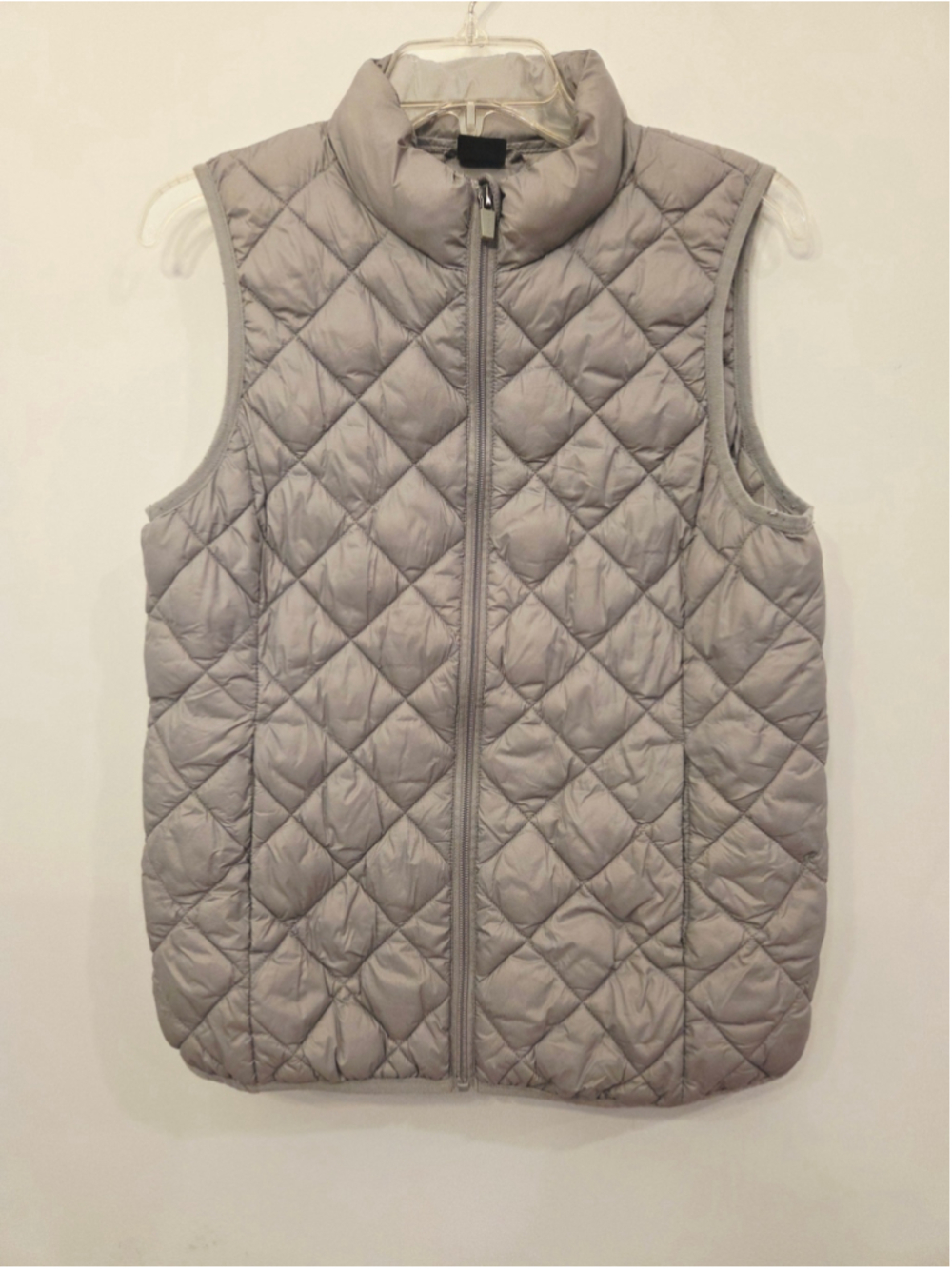 Women's Jockey Quilted Vest Grey Size Small